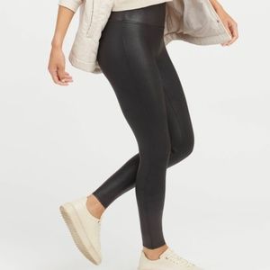 Spanx Faux Leather Legging Large Tall